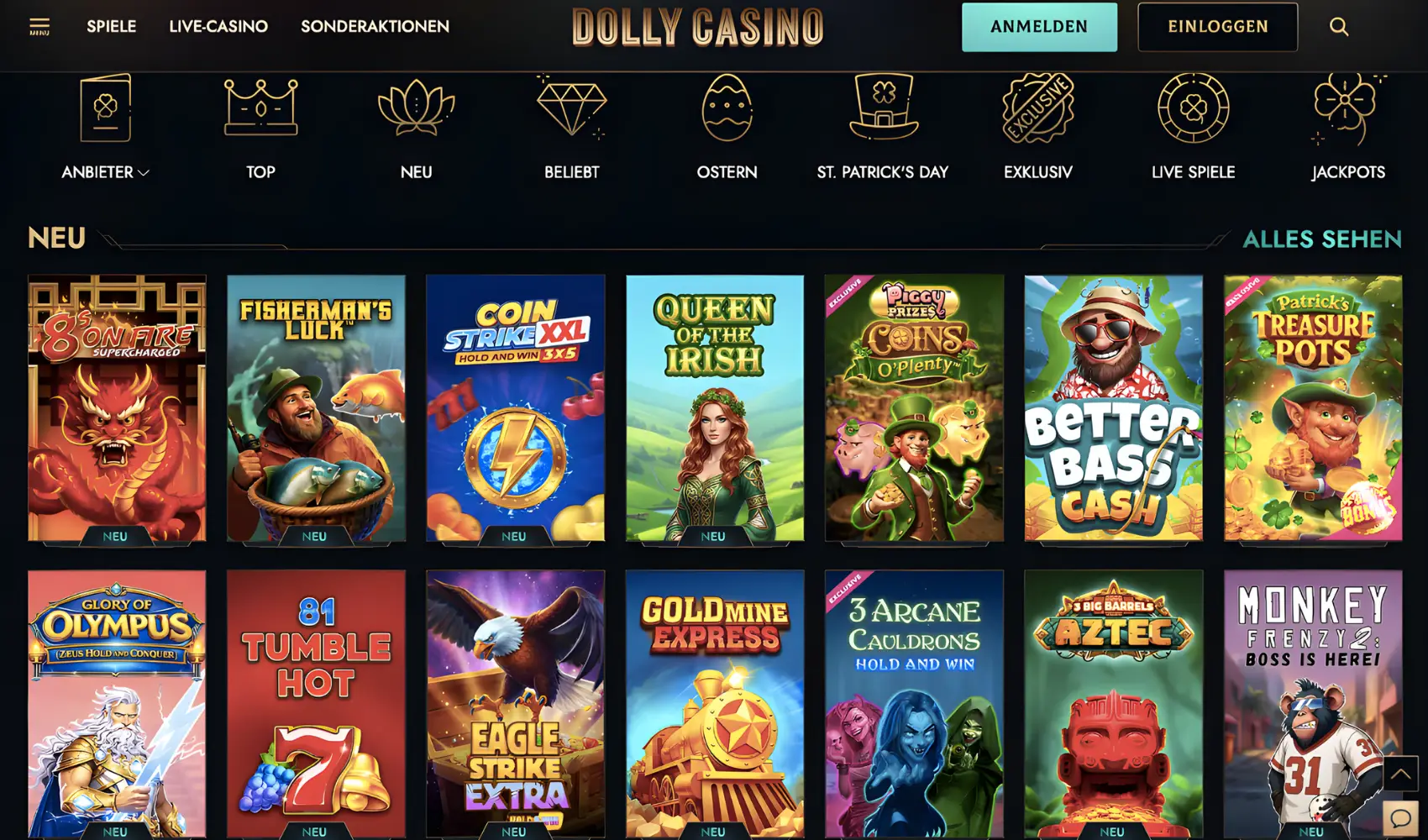 dolly casino lobby